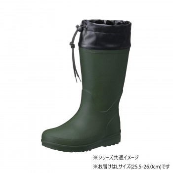 福山ゴム工業　長靴　 カルサーワン L-1　Lモスグリン（品番：AA97600）
