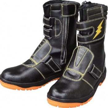 福山ゴム工業　作業靴　 キャプテンプロセフティー 3　28.0cmブラック（品番：ER17300）