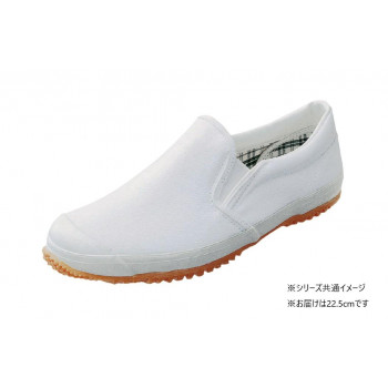 福山ゴム工業　作業靴　 トラサン　22.5cmホワイト（品番：EE42200）