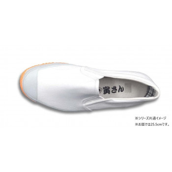 福山ゴム工業　作業靴　 トラサン　25.5cmホワイト（品番：EE42200）