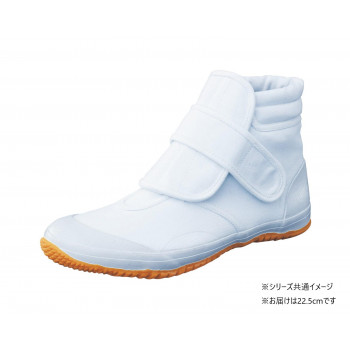 福山ゴム工業　作業靴　 トラサン 6　22.5cmホワイト（品番：EE42800）
