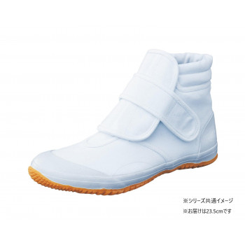 福山ゴム工業　作業靴　 トラサン 6　23.5cmホワイト（品番：EE42800）