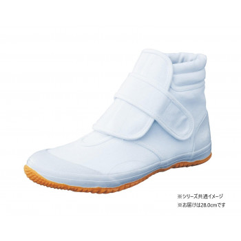 福山ゴム工業　作業靴　 トラサン 6　28.0cmホワイト（品番：EE42800）