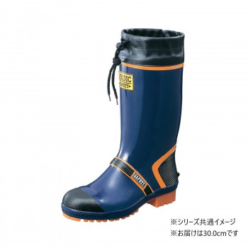 福山ゴム工業　長靴　 ジョルディック セフティー DX 30.0cm ネイビー（品番：AA15000）