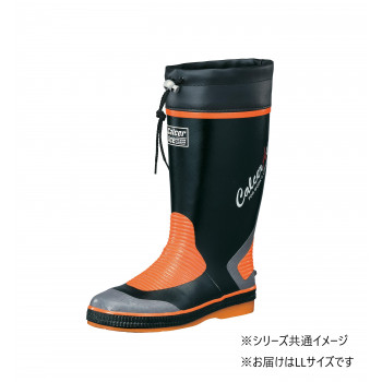 福山ゴム工業　長靴　 カルサーエース S-800 LLブラック（品番：AA97200）