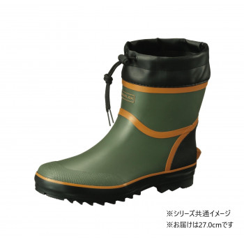 福山ゴム工業　作業靴　 Gレックス 5　27.0cmオリーブ（品番：AA75300）