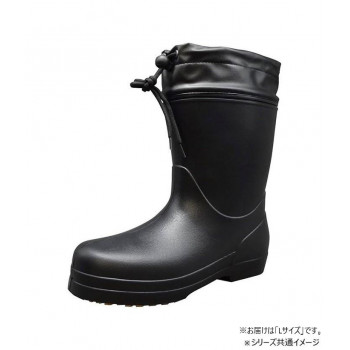 福山ゴム工業　長靴 カルサーワン M-7　L ブラック（品番：AA99100）