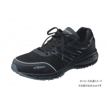 福山ゴム工業　作業靴 CITY HUNTER 200　26.5cm ブラック（品番：EE70200）