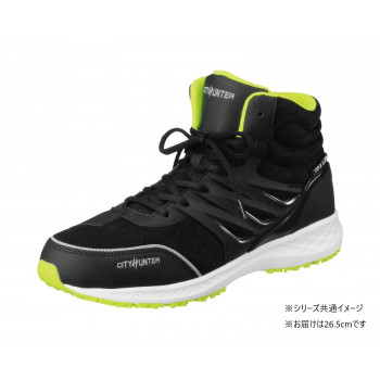 福山ゴム工業　作業靴 CITY HUNTER 700　26.5cm ブラック（品番：EE70300）