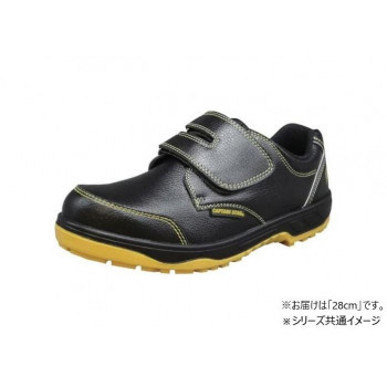 福山ゴム工業　作業靴 キャプテンプロセフティー 211　28.0cm ブラック（品番：ER17600）