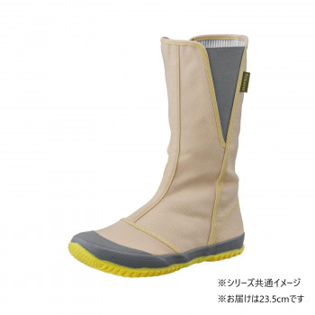 福山ゴム工業　作業靴 ノーカーズ NK-10　23.5cm ベージュ（品番：EE90000）