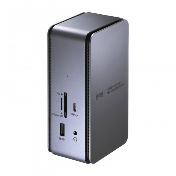 サンワサプライ USB Type-Cドッキングステーション HDMI×2画面出力対応 USB-CVDK12