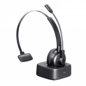 サンワサプライ Bluetoothヘッドセット 単一指向性マイク・充電クレードル付き MM-BTMH67BK