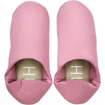 HUG バブーシュスリッパ ポーチ付き PINK A565PK