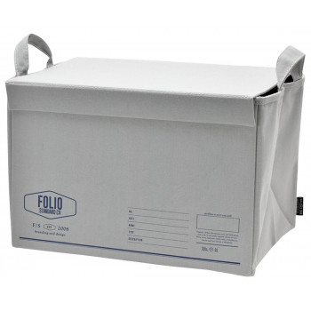 FOLIO ストレージボックス フタ付 GRAY A602GY