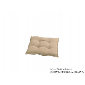 シートクッション 綿/ポリエステル ループ 43×43cm ベージュ 1211810020201