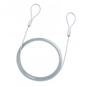 サンワサプライ eセキュリティ ワイヤー 2.0m 3.5mm SLE-1W-2