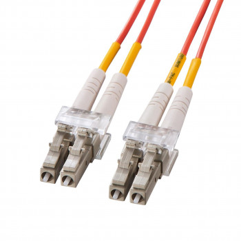 サンワサプライ メガネ型光ファイバケーブル マルチ62.5μm LC×2-LC×2 50m HKB-LCLC6-50L