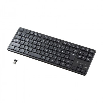 サンワサプライ ワイヤレス静音キーボード 2.4GHzワイヤレス テンキーなし SKB-WL38BK