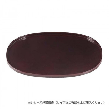 福井クラフト　尺3小判盆溜毘沙門天塗 50306920