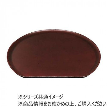 福井クラフト　尺5浪漫半月盆 溜毘沙門天塗 50306900