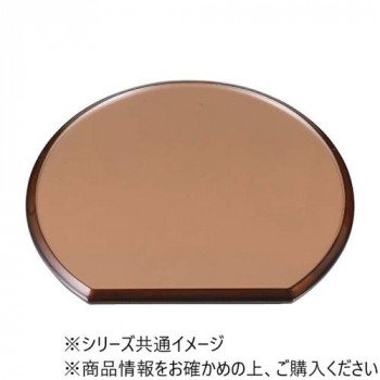 福井クラフト　尺3宴半月両面盆銀透渕べっ甲/黒塗 15005440