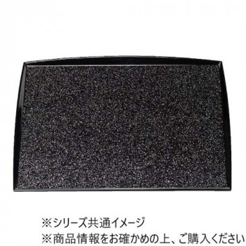 福井クラフト　尺0角わたらせ盆銀彩渕黒SL 50412220