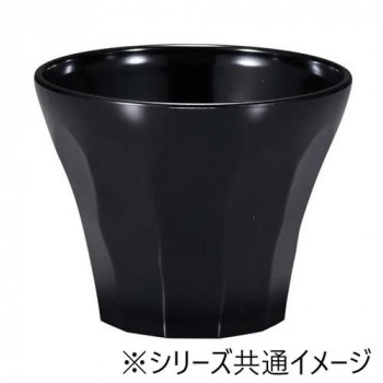 福井クラフト　TA3.1寸荒彫小町カップ黒 親 31005442