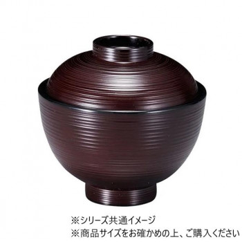 福井クラフト　TA3.3寸刷毛目小吸椀溜内黒 31005690