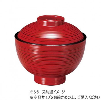 福井クラフト　TA3.6寸刷毛目小吸椀朱研出し 31005720