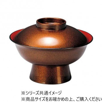 福井クラフト　6.5寸飛龍椀(蓋親) 梨地内朱天黒 12025800
