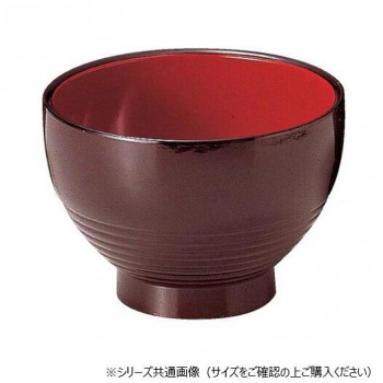 福井クラフト　耐A4.7寸大福鉢　溜内朱 30004360