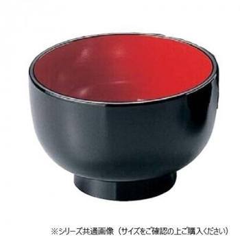 福井クラフト　4.3寸富貴鉢 黒内朱天黒 38020780