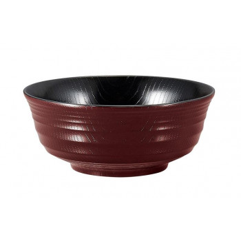 福井クラフト　超耐熱18.4千段多用丼新溜内黒 30003480