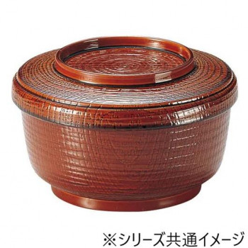 福井クラフト　耐熱ケヤキ割子(蓋親) 栃内朱塗セット 12033720