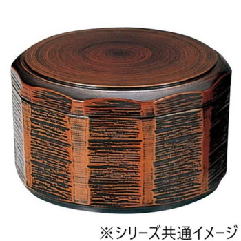 福井クラフト　TA木彫多用丼φ175(大)栃(内黒) 32000200
