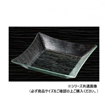 福井クラフト　AC35cmさざ波四方上り浅盛鉢 51354150