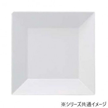福井クラフト　メラミン35cmスクエアー盛皿ホワイト 51353740