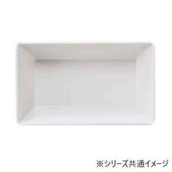 福井クラフト　メラミン50cm長角深盛皿ホワイト 51354000