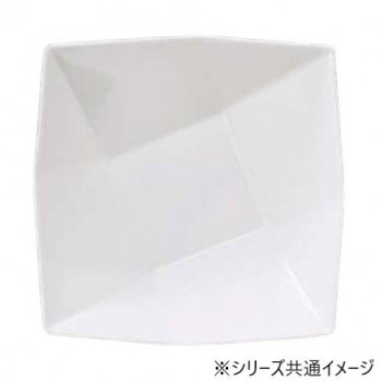 福井クラフト　メラミン37cm折紙盛鉢ホワイト 51353870