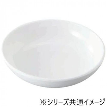 福井クラフト　メラミンφ16.6雅丸多用皿白グロス 75005890