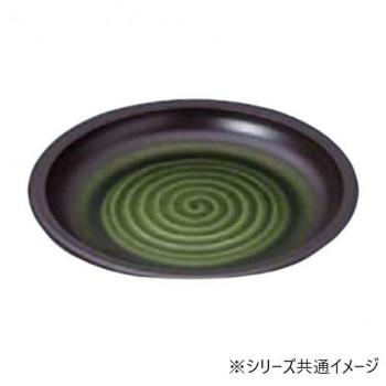 福井クラフト　8.5寸清水鉢 渕茶乾漆内織部 80521450