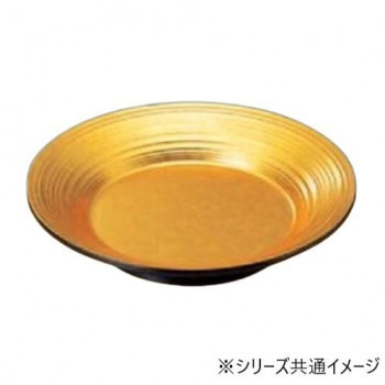 福井クラフト　7.5寸鳳龍盛鉢 一色金箔 55004390
