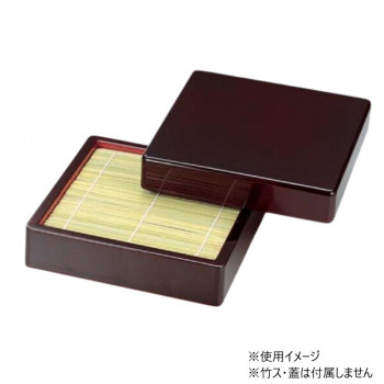 福井クラフト　DX角ザル 溜内朱(本体) 45150490
