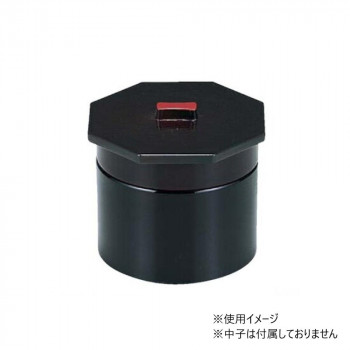 福井クラフト　武蔵野飯器 黒刷毛目一段 70001200