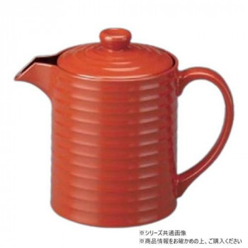 福井クラフト　樹脂製汁次(中)柿朱500 45158350