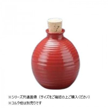 福井クラフト　3人用ロクロ目つゆ入れ朱 48011100