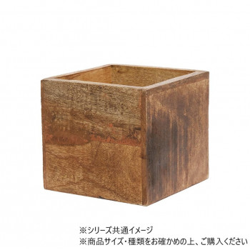 AMナチュラルウッドキューブBOX 13.5×H12.5　3U00079