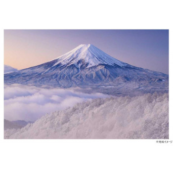 ジグソーパズル 1000ピース 風景 雪景色の三ツ峠より望む富士山(山梨) 10-1453