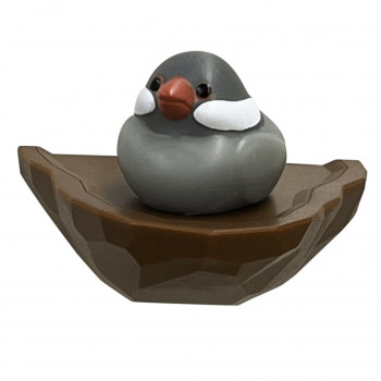 biite トリの巣 輪ゴムホルダー ナミ文鳥 846torinosu_n